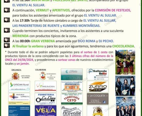 Sábado 22 de junio San Juan en Cabañes.