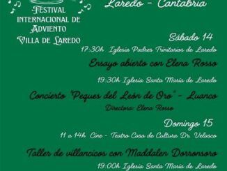 Sábado 14 y domingo 15 de diciembre Festival Internacional de Adviento en Laredo