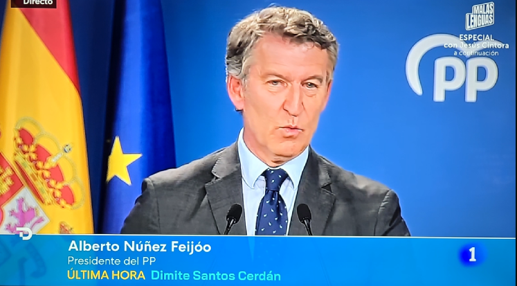 Feijoo pide a Sánchez su dimisión pero no presentará Moción de Censura, por ahora
