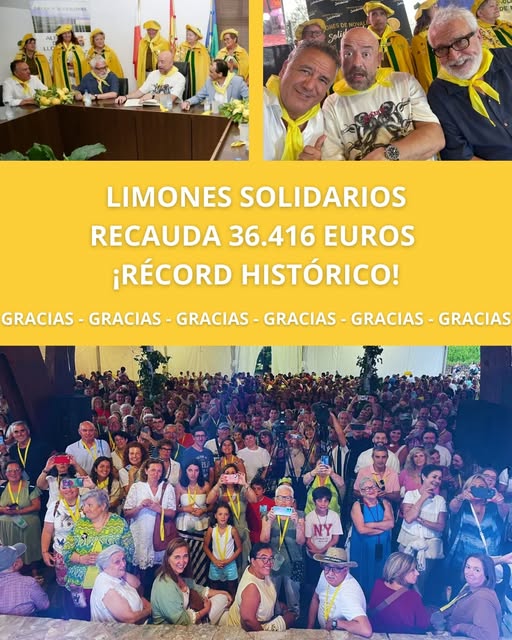 ¡Récord histórico en Limones Solidarios 2025! ¡Récord histórico en Limones Solidarios 2025!
